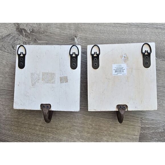 2 Mudpie WALK  WOOF Iron Hook Dog Leash Hanger HANGERS - Picture 8 of 11